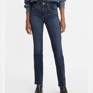 Levis 727 High Rise Slim Straight Women's Jeans | Size 32